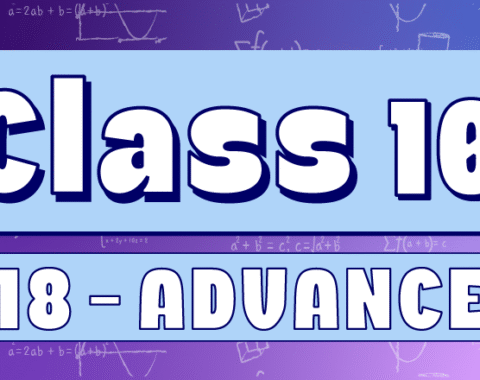 Class 10 – Advanced G18